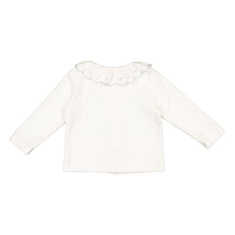 【Sal&Pimenta】Blue Bows Knit Cardigan（4T only）