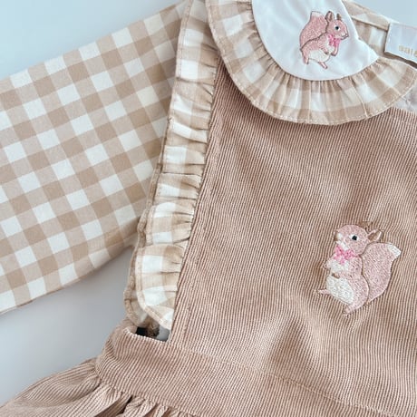 【Sal&Pimenta】Squirrels Dress Set