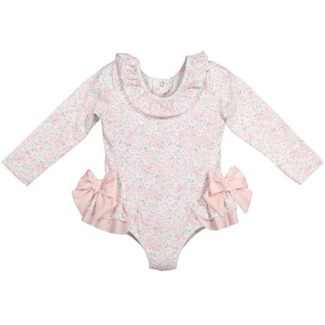 【Sal&Pimenta】Pink Ditsy Floral Rashguard