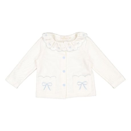 【Sal&Pimenta】Blue Bows Knit Cardigan（4T only）