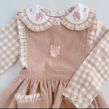【Sal&Pimenta】Squirrels Dress Set