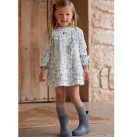 【Martin Aranda】DRESS WOVEN GIRL AZUR