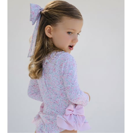 【Sal&Pimenta】Pink Ditsy Floral Rashguard