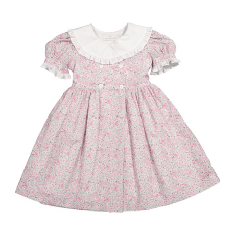 【Sal&Pimenta】Pink Ditsy Floral Dress