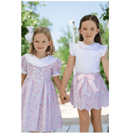 【Sal&Pimenta】Pink Ditsy Floral Dress