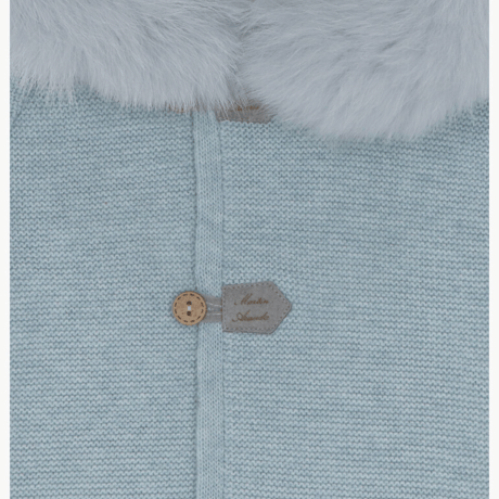 【Martin Aranda】JACKET KNIT FUR UNISEX AZUR