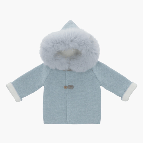【Martin Aranda】JACKET KNIT FUR UNISEX AZUR