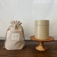 オリジナル珈琲豆缶と手作り巾着