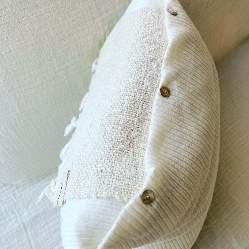 葉山和綿手織りクッションカバー | neem