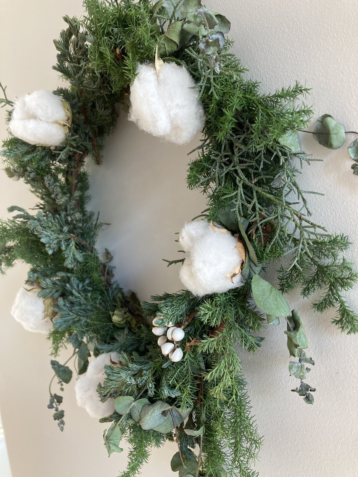 neem葉山和綿クリスマスリース・オーバルM | neem