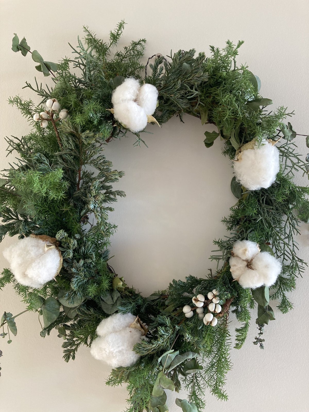 neem葉山和綿クリスマスリース・オーバルM | neem