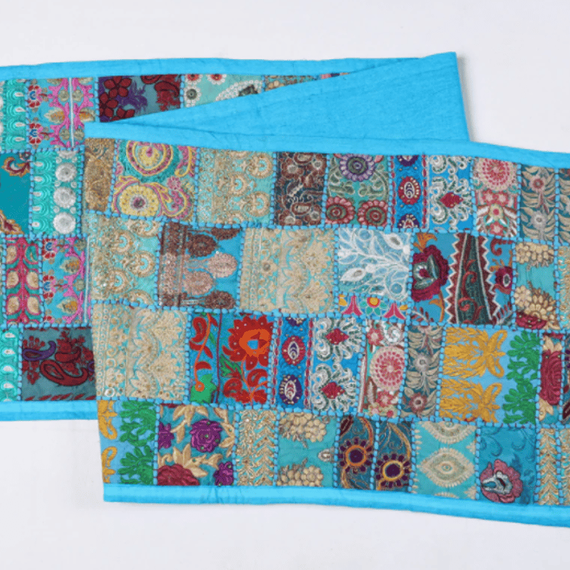 インド カンバディア パッチワーク オレンジ【6-33】