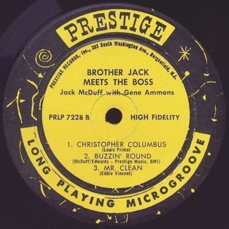 激レアオリジ超美盤‼️Rrother Jack McDuff JACK MCDUFF (BROTHER JACK MCDUFF) / ジャック・マクダフ (ブラザー