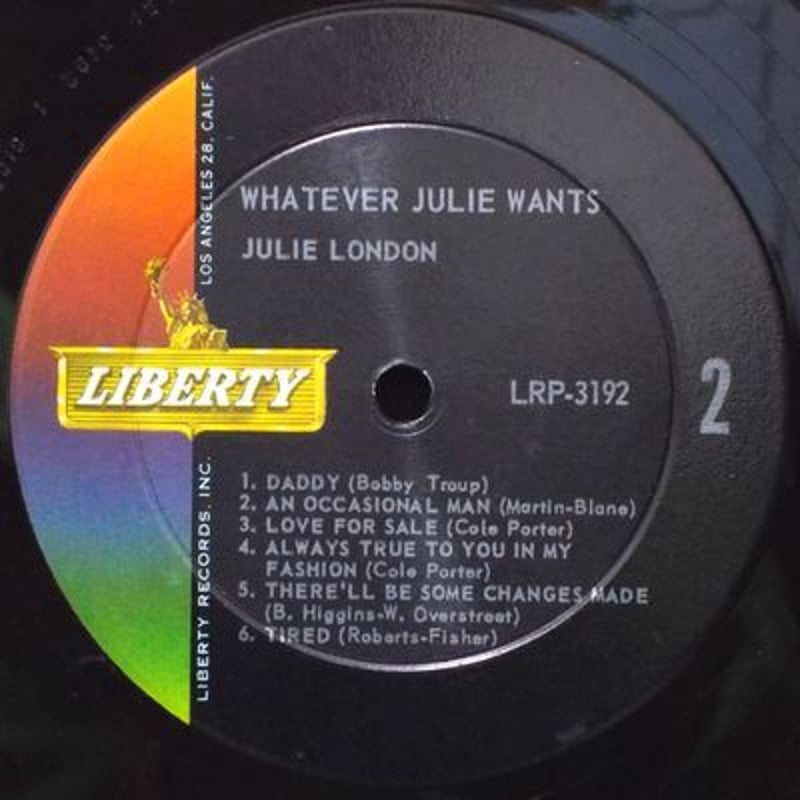 Julie London / Whatever Julie wants | GOOD LIFE