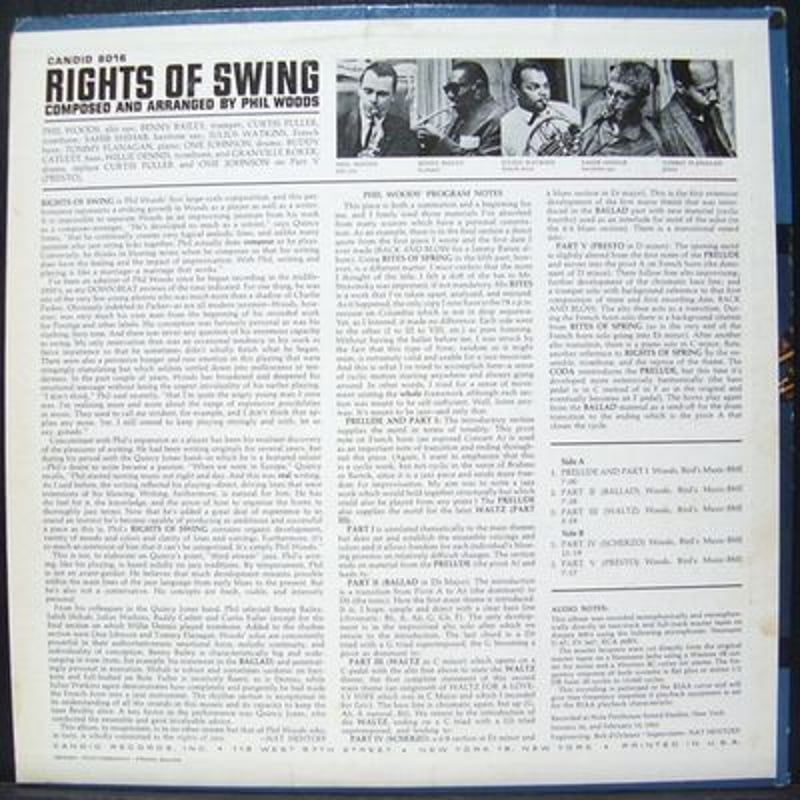 Phil Woods / Rights of swing | GOOD LIFE