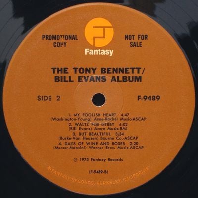 Tony Bennett and Bill Evans / Album | GOOD LIFE