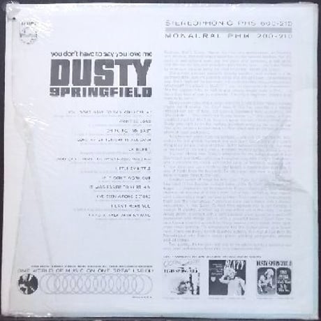 Dusty Springfield / You don't have to say you love me