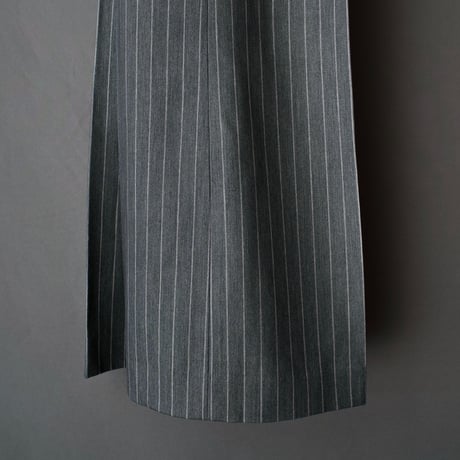 STRIPE FLARE SLACKS【GRAY】