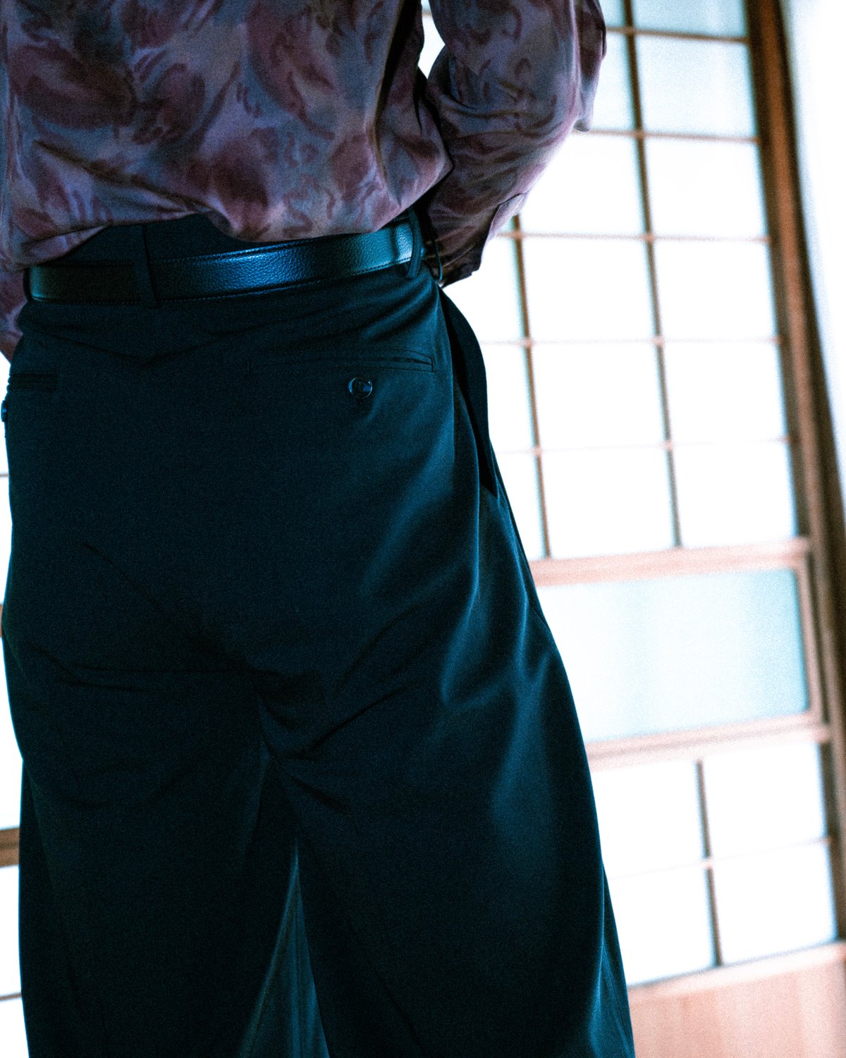 MIX TUCK DESIGN WIDE SLACKS【KAHKI】 | SHIKITARI MIX TUCK DESIGN WIDE SLACKS【KAHKI】 | SHIKITARI