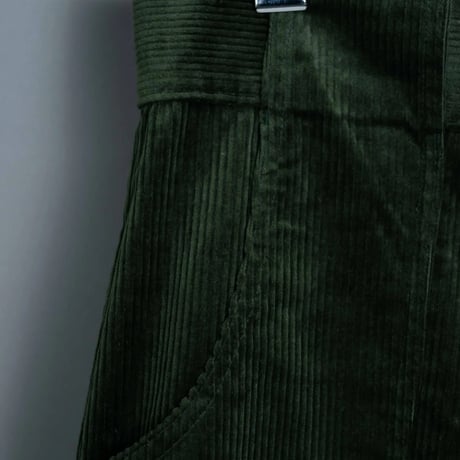 WIDE FLARE CORDUROY PANTS【GREEN】