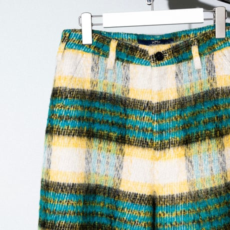 SHAGGY CHECK PANTS【BLUE】