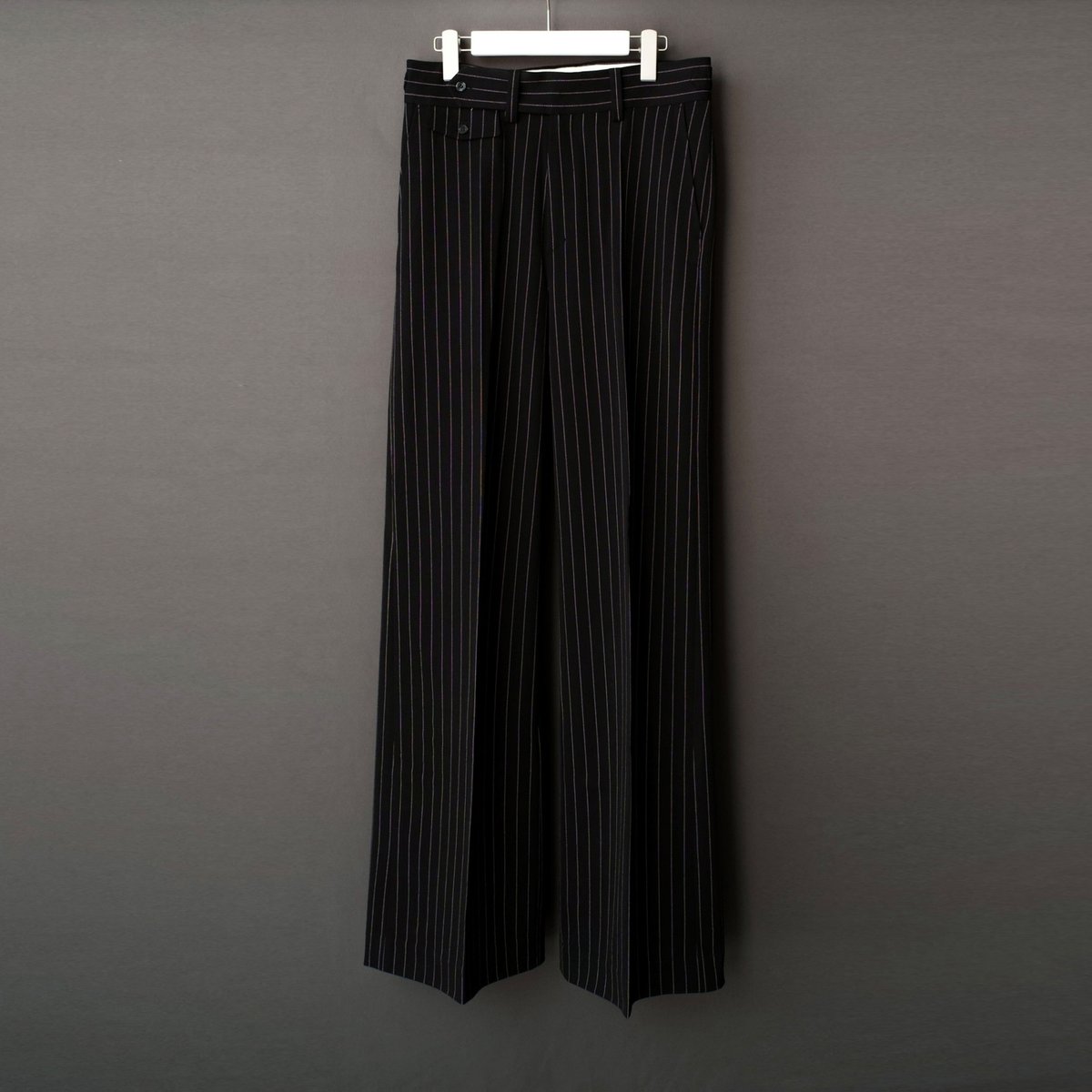 STRIPE FLARE SLACKS【BLACK】 | SHIKITARI STRIPE FLARE SLACKS【BLACK】 | SHIKITARI