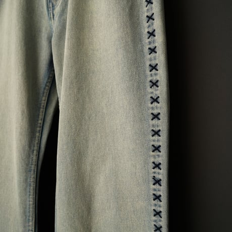 SIDE STITCH DENIM【BLUE】