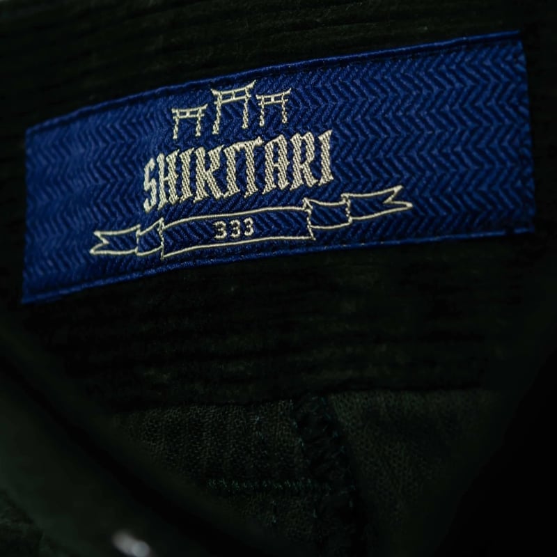 パンツ shikitari STRIPE FLARE SLACKS【BLACK】 | SHIKITARI