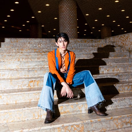 PATCHWORK FLARE DENIM 【BLUE】