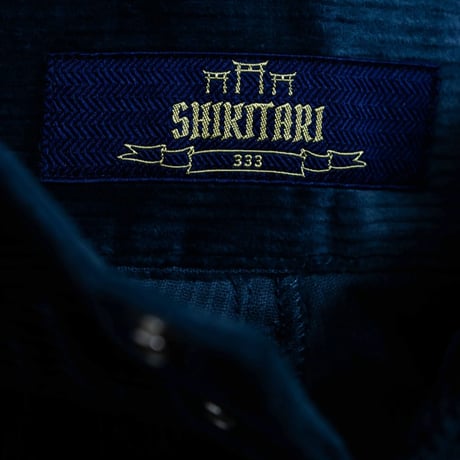 WIDE FLARE CORDUROY PANTS【BLUE】