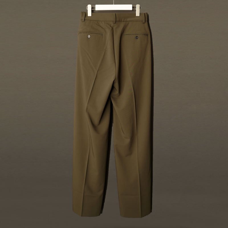 MIX TUCK DESIGN WIDE SLACKS【KAHKI】 | SHIKITARI MIX TUCK DESIGN WIDE SLACKS【KAHKI】 | SHIKITARI