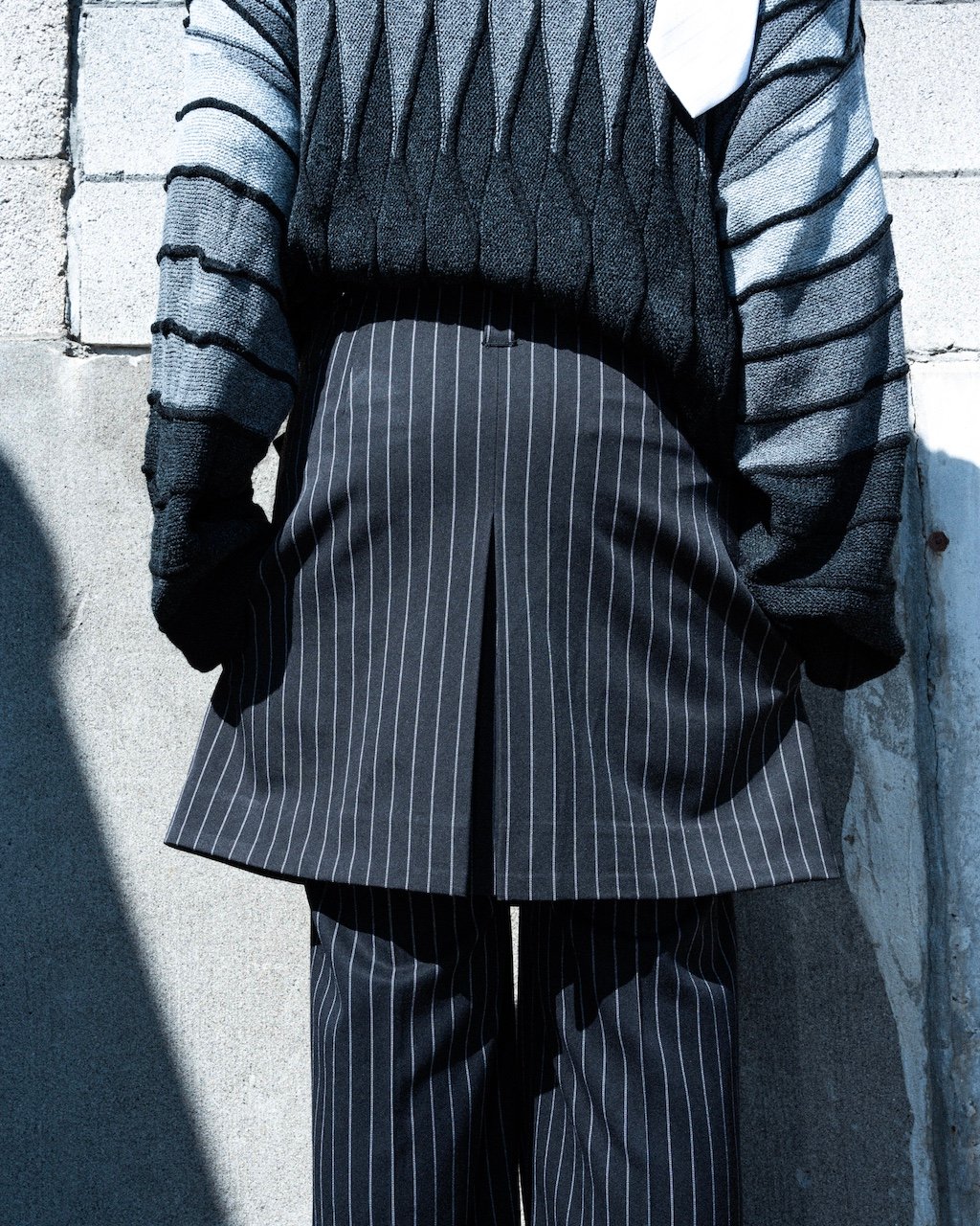 STRIPE WRAP SKIRT STRIPE WRAP SKIRT