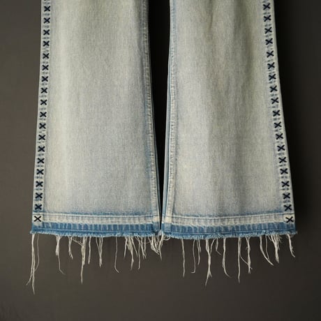SIDE STITCH DENIM【BLUE】