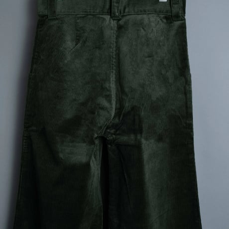 WIDE FLARE CORDUROY PANTS【GREEN】
