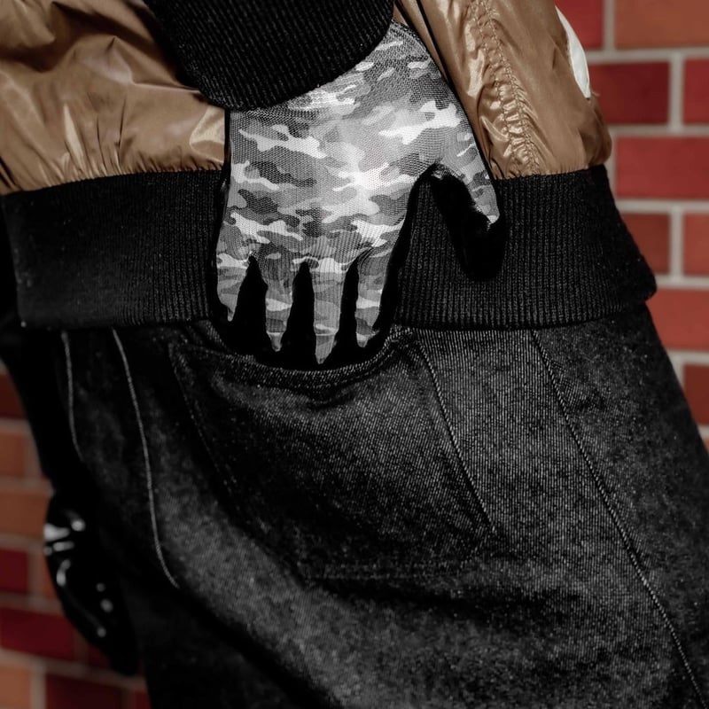 Side snap bell-bottom denim【Black】 | SHIKITARI