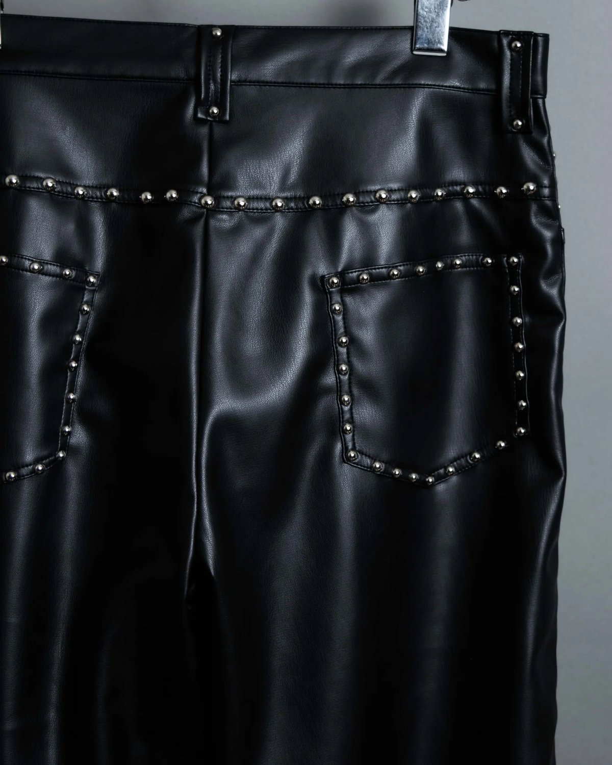 SHIKITARI STUDDED LEATHER PANTS 【BLACK】 STUDDED LEATHER PANTS 【BLACK】 | SHIKITARI
