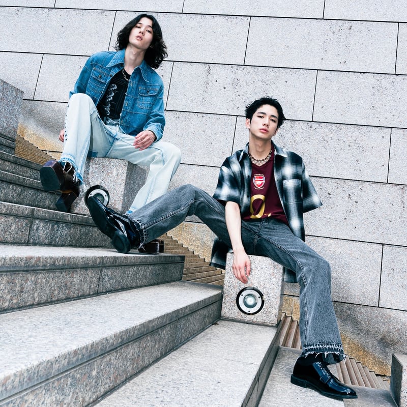 SIDE STITCH DENIM【BLUE】 | SHIKITARI