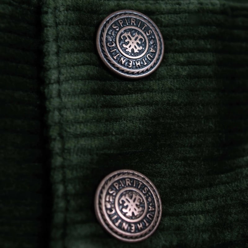 WIDE FLARE CORDUROY PANTS【GREEN】 | SHIKITARI