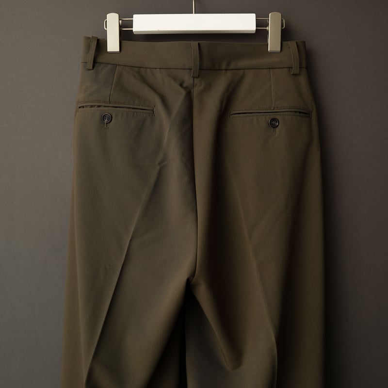 MIX TUCK DESIGN WIDE SLACKS【KAHKI】 | SHIKITARI MIX TUCK DESIGN WIDE SLACKS【KAHKI】 | SHIKITARI