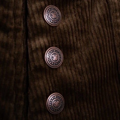 WIDE FLARE CORDUROY PANTS【BROWN】
