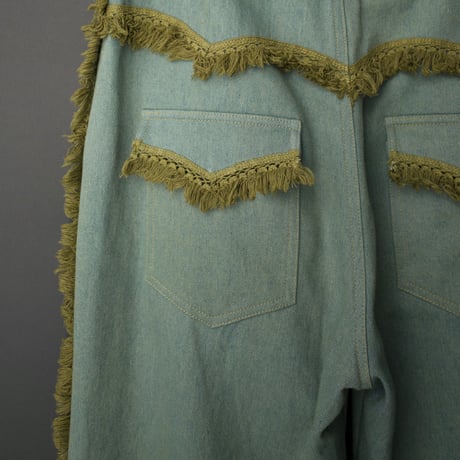 FRINGE BUGGY DENIM
