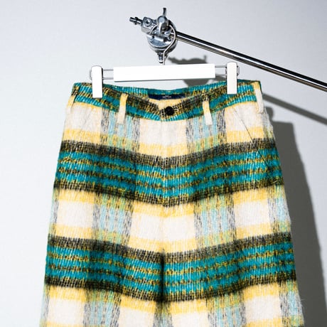 SHAGGY CHECK PANTS【BLUE】