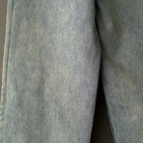 FADED WIDE DENIM PANTS