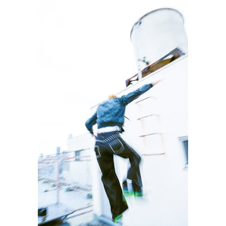 STUDDED DENIM PANTS【BLACK】