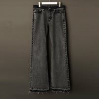 SIDE STITCH DENIM【BLACK】