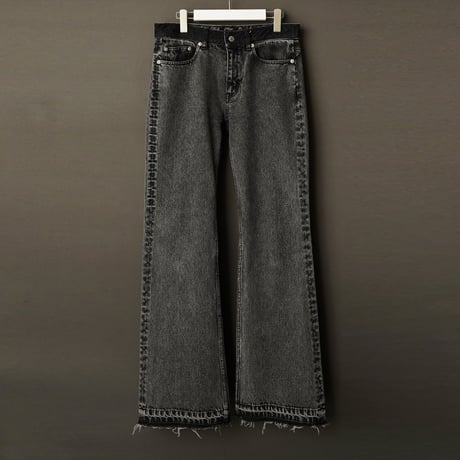 SIDE STITCH DENIM【BLACK】