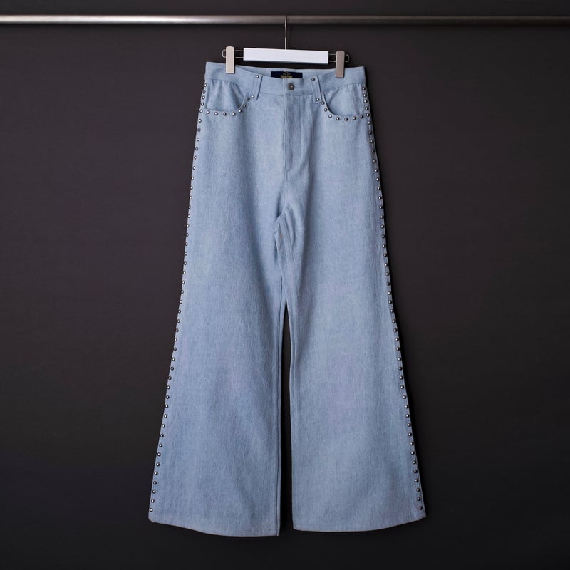 STUDDED DENIM PANTS【BLUE】 | SHIKITARI STUDDED DENIM PANTS【BLUE】 | SHIKITARI