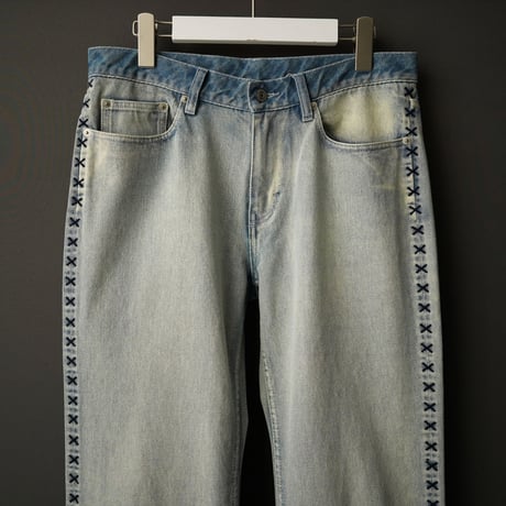 SIDE STITCH DENIM【BLUE】