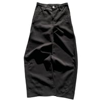 EMBROIDERY VELOUR WIDE PANTS【GRAY】 | SHIKITARI