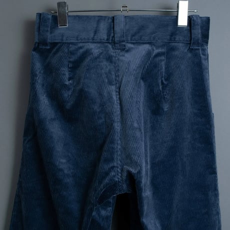 WIDE FLARE CORDUROY PANTS【BLUE】